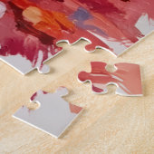 Puzzle Airedale Terrier Valentine Dog Art with Hearts (Côté)