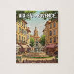 Puzzle Aix-en-Provence France Travel<br><div class="desc">Aix-en-Provence est une ville charmante du sud de la France, connue pour son architecture élégante, ses marchés animés et sa riche histoire. Autrefois capitale de la Provence, elle conserve son charme d'antan avec ses ruelles pavées étroites, ses belles fontaines et ses carrés ensoleillés. La ville a un fort héritage artistique,...</div>