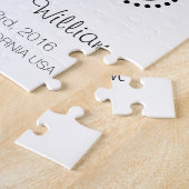 Puzzle Ajouter commémoratifs de mariage à la photo (Côté)