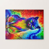Puzzle Ajouter le nom Texte L'essence de la peinture Abst (Horizontal)