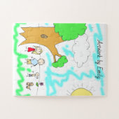 Puzzle Ajouter l'oeuvre de votre enfant à cette oeuvre (Horizontal)