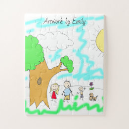 Puzzle Ajouter l'oeuvre de votre enfant à cette oeuvre