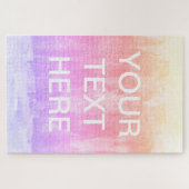 Puzzle Ajouter un Modèle de texte | Arrière - plan de dég (Horizontal)