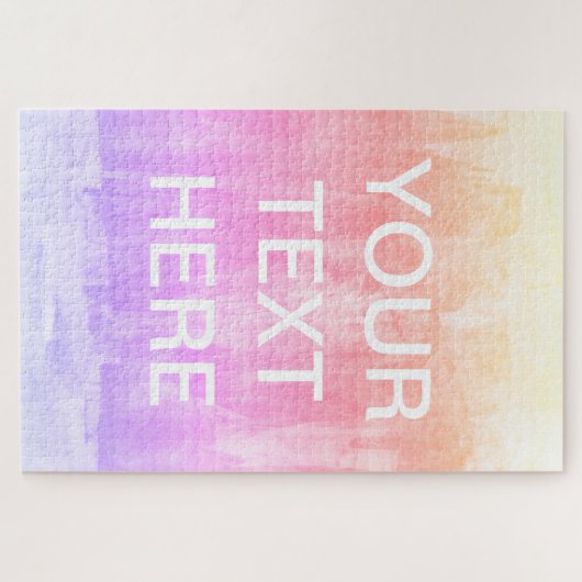 Puzzle Ajouter un Modèle de texte | Arrière - plan de dég (Horizontal)