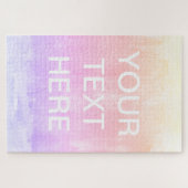 Puzzle Ajouter un Modèle de texte | Arrière - plan de dég (Horizontal)