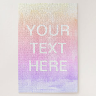 Puzzle Ajouter un modèle de texte Fond dégradé coloré