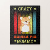 Puzzle Ajouter un nom Modifier le texte Crazy Guinée Pig  (Vertical)