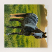 Puzzle Ajouter une photo de cheval Personnaliser (Horizontal)