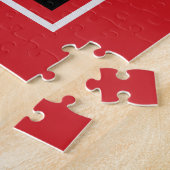 Puzzle Ajouter Votre Photo Favorite Bordure Rouge Noir Pe (Côté)