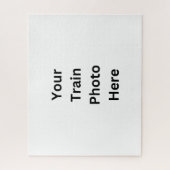 Puzzle Ajouter votre propre photo de train (Vertical)