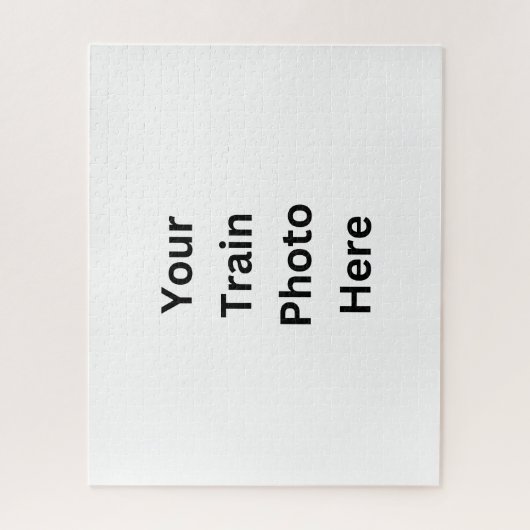Puzzle Ajouter votre propre photo de train (Vertical)