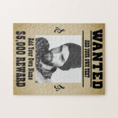 Puzzle Ajouter VOTRE propre portrait fun wild west voulu  (Horizontal)