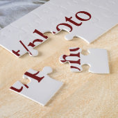 PUZZLE AJOUTER VOTRE TEXTE PHOTO NOËL (Côté)