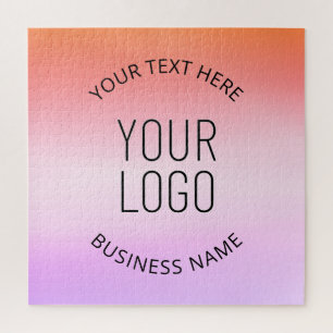 Puzzle Ajoutez votre logo Couleurs de coucher de soleil