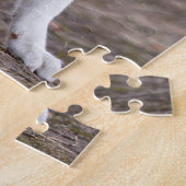 Puzzle Akita assise (Côté)