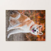 Puzzle Akita assise (Horizontal)