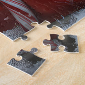 Puzzle Akita Chien Festive de Noël (Côté)