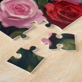 Puzzle Akita Dog Valentine's Day (Côté)