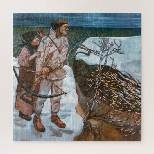 Puzzle Akseli Gallen-Kallela - La venge de Joukahainen (Vertical)