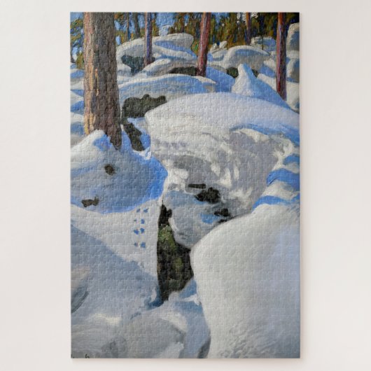 Puzzle Akseli Gallen-Kallela - Le repaire du Lynx (Vertical)