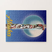 Puzzle Alaska Totem Pole Empreinte Voyage (Horizontal)