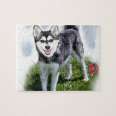 Puzzle Alaskan Klee Kai Art (Horizontal)