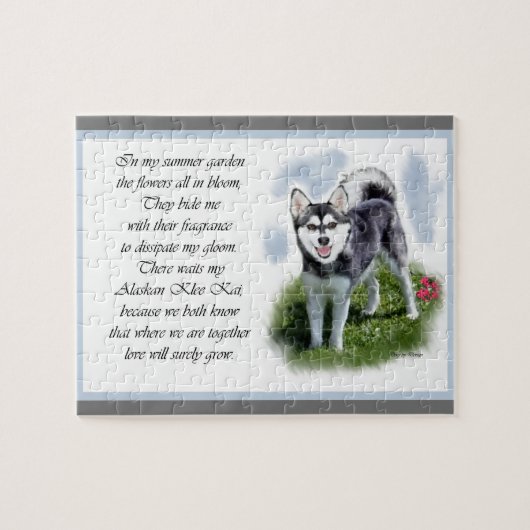 Puzzle Alaskan Klee Kai Art (Horizontal)