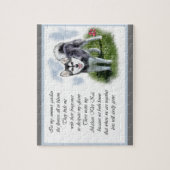 Puzzle Alaskan Klee Kai Art (Vertical)