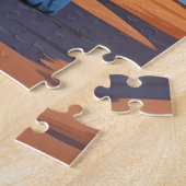 Puzzle Alaskan Malamute Dogs Christmas Snow Holiday  (Côté)