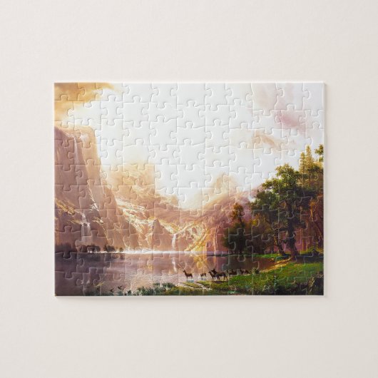 Puzzle Albert Bierstadt parmi la sierra Nevada (Horizontal)