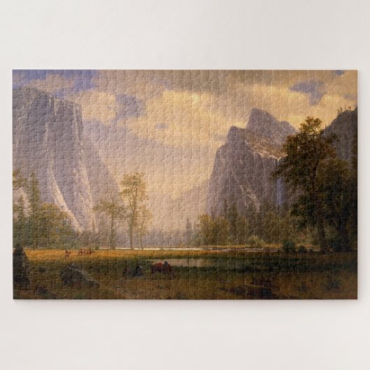 Puzzle albert bierstadt - peinture de la vallée de yosemi (Horizontal)