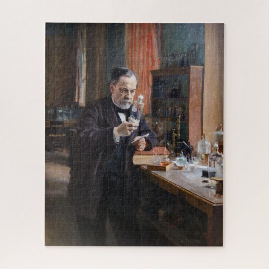 Puzzle Albert Edelfeue - Portrait de Louis Pasteur (Vertical)