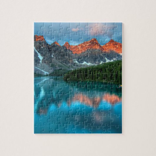 Puzzle Alberta Canada Lake Louise Summer Adventure (Vertical)