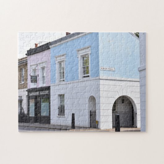 Puzzle Albion Mews Pastel Maisons Islington Londres Angle (Horizontal)