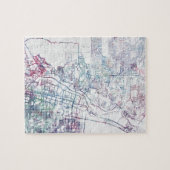 Puzzle Albuquerque map painting (Horizontal)
