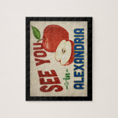 Puzzle Alexandria Virginia Apple - Vintage voyage (Vertical)