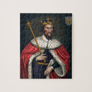 Puzzle Alfred le grand (849-99), après une peinture dans