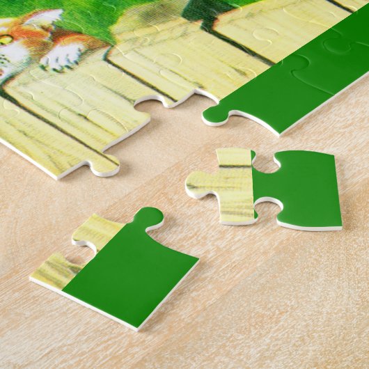 Puzzle Alfred Mainzer chats escalade un pommier (Côté)