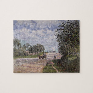 Puzzle Alfred Sisley la route de Mantes