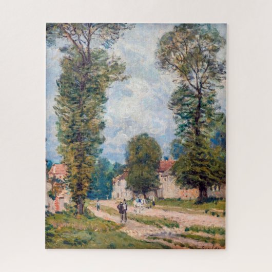 Puzzle Alfred Sisley - La route de Versailles (Vertical)