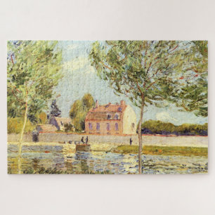 Puzzle Alfred Sisley Maisons sur les rives du Loing