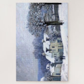 Puzzle Alfred Sisley Place du Chenil à Marly, neige (Vertical)