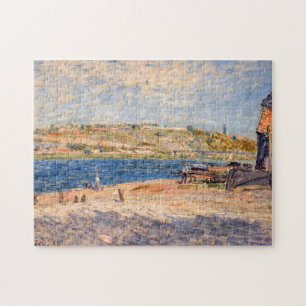 Puzzle Alfred Sisley - Rives du fleuve à Saint-Mammes