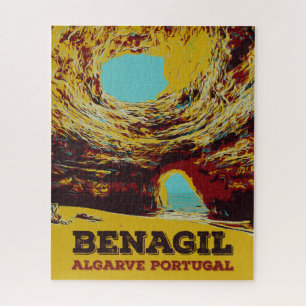 Puzzle Algarve cadeau Portugal, Benagil Sea Cave Jigsaw P