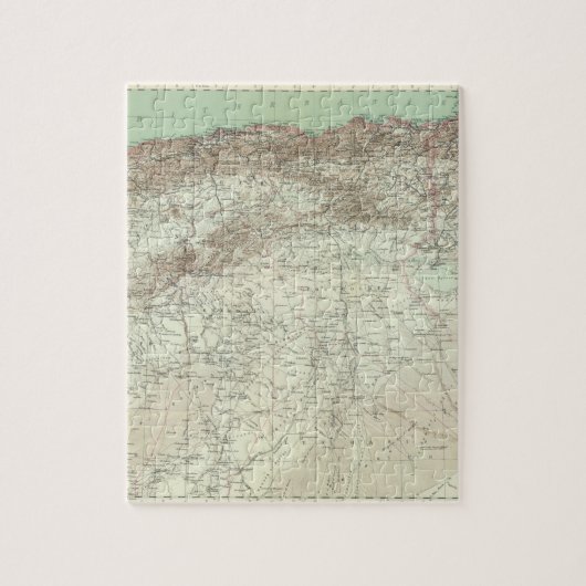 Puzzle Algérie et Tunisie (Vertical)