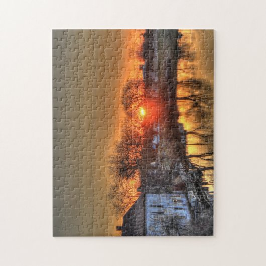 Puzzle Algoma Wisconsin. (Vertical)