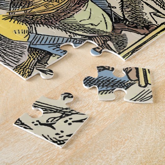 Puzzle Alice à Wonderland Cheshire Cat Characters (Côté)