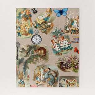 Puzzle Alice à Wonderland Cheshire Cat Characters
