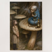 Puzzle Alice And Hookah Smoking Caterpillar (Vertical)