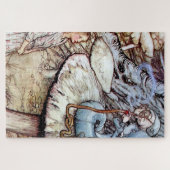 Puzzle "Alice and the Caterpillar" par Arthur Rackham (Horizontal)